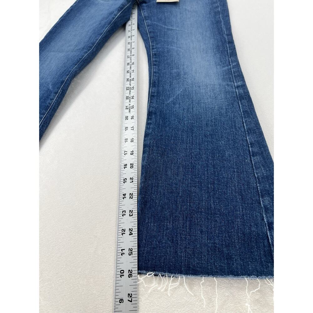 AG-ED Adriano Goldschmied Farrah Boot Crop Jeans Distressed Raw Hem NWT Size 27 - Picture 8 of 9